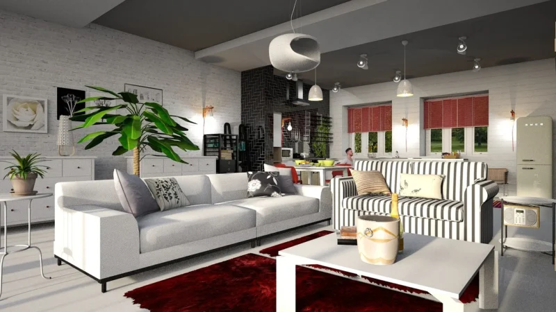 Vidaxl Fotel Z Podnóżkiem Czarno Czerwony Sztuczna Skóra (20527)